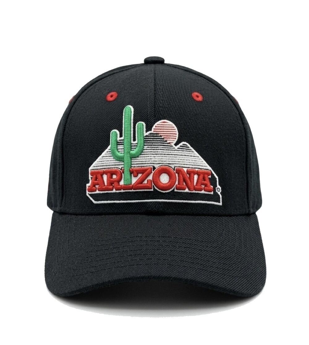 Men's Arizona Wildcats Zephyr Navy Flex-Fit Hat / Cap - Large